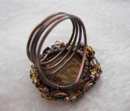 Oregon Snakeskin Agate and Copper
