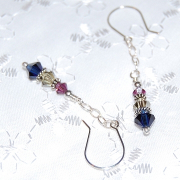 Swarovski Crystals and Sterling Silver ~ Harmony Earrings