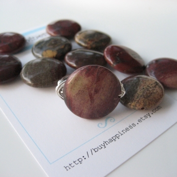 Apple Jasper Ring ~ Pick your stone and ring size