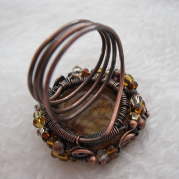 Oregon Snakeskin Agate and Copper
