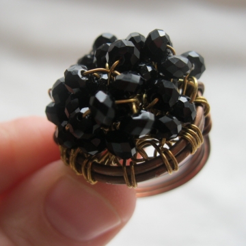 Crystal Cluster Cocktail Ring 
